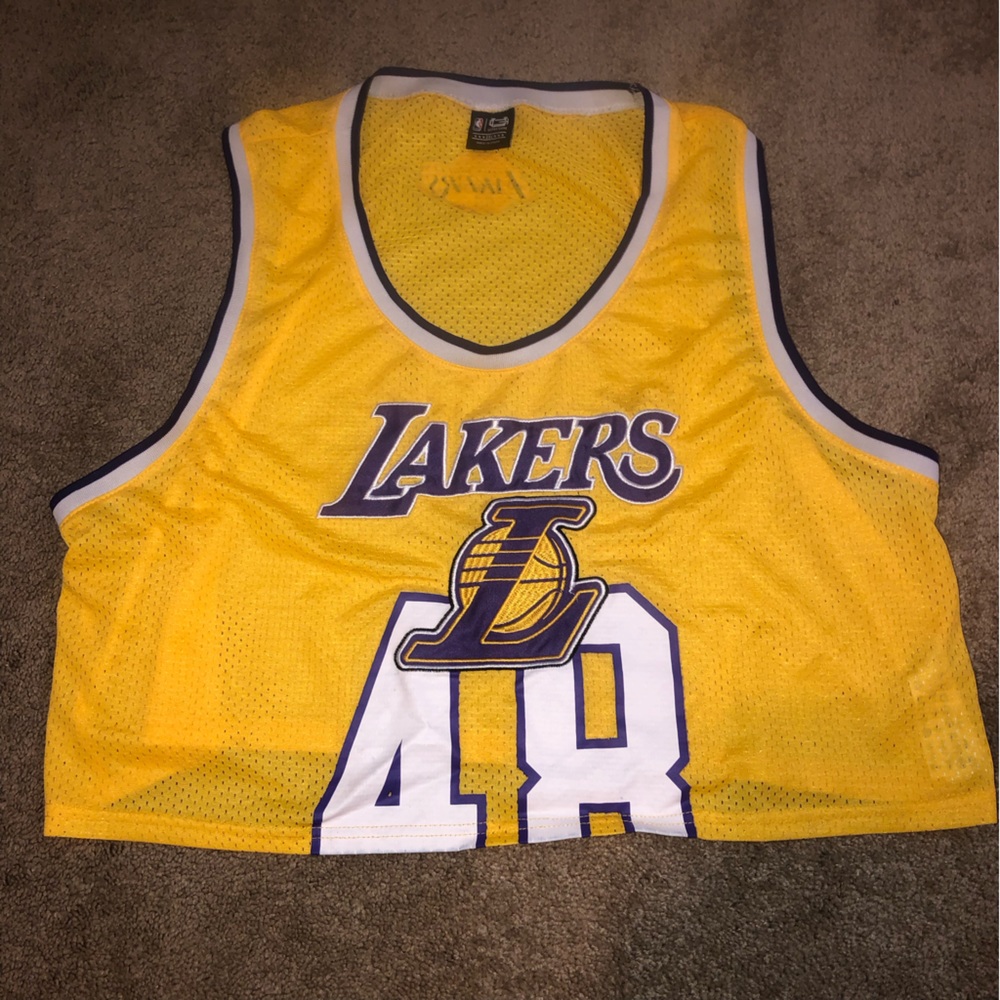 Los Angeles Lakers crop top jersey